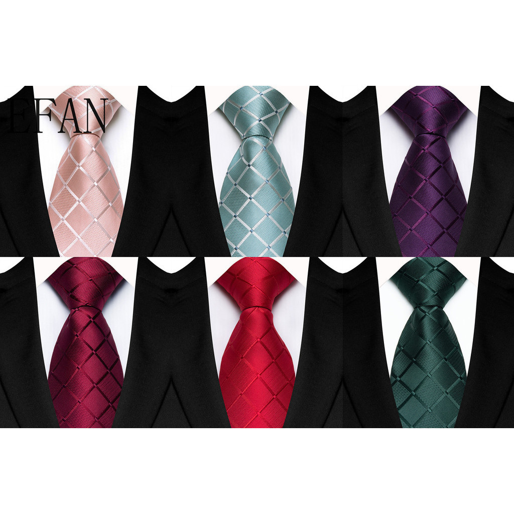 หรูหรา 8 ซม.3.15 ผู ้ ชาย Tie คลาสสิก Jacquard ทอ Cravatta ลายสก ๊ อตตรวจสอบเนคไทแฟชั ่ นธุรกิจ Neckwear คอ Tie สําหรับงานแต ่ งงาน