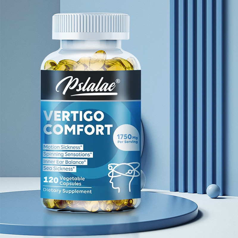 Pslaae Vertigo Comfort Capsules 1750 มก . - บรรเทาอาการวิงเวียนศีรษะและปรับสมดุลหูชั ้ นใน