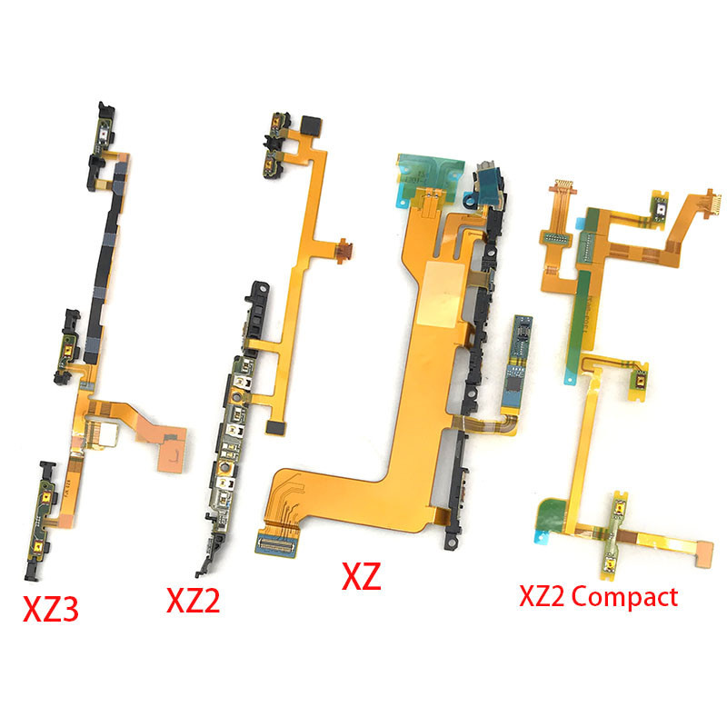 Power Switch On Off Key Volume Up Down ปุ ่ ม Flex Cable สําหรับ Sony สําหรับ Xperia X X XZ Premium XZ2 Compact XZ3 ปุ ่ มด ้ านข ้ าง