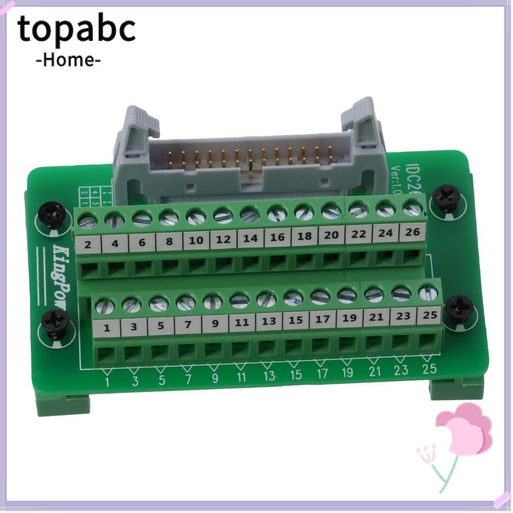 Top Terminal Block Adapters , 26Pin PLC อินเทอร ์ เฟซชาย Connectors , Breakout Board IDC26P Terminal Block Connector
