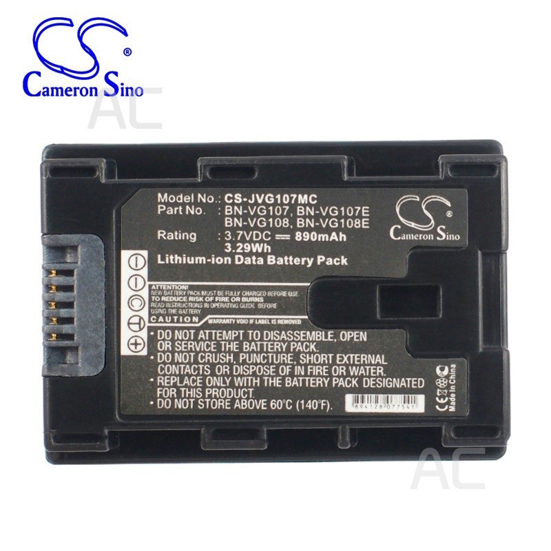 AC BN-VG107 for GZ-HD620 Hm330 Ms210 Camera Battery