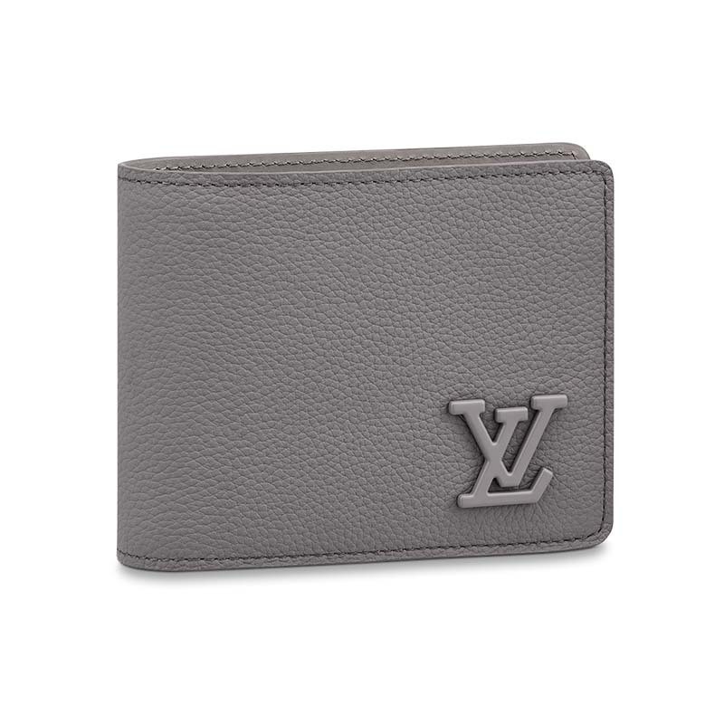 Louis Vuitton/Louis Vuitton Men's Wallet LV MULTIPLE Classic Short Calfskin Folding M81026