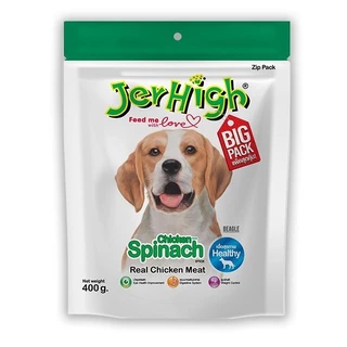 (ซอง) Jerhigh Stick เจอร์ไฮ สติ้ก ขนมสุนัข แพ็คใหญ่ 400g. สุดคุ้ม