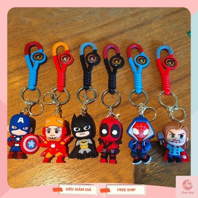 สวยมาก รุ่นใหม่ พวงกุญแจ Marvel Superhero พวงกุญแจ Marvel