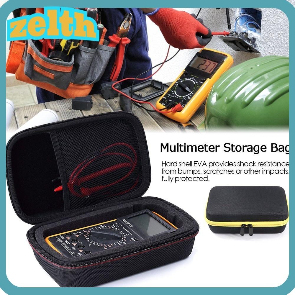 Zelth Multimeter Storage Bag Hard Travel สําหรับ Fluke Carrying for Fluke