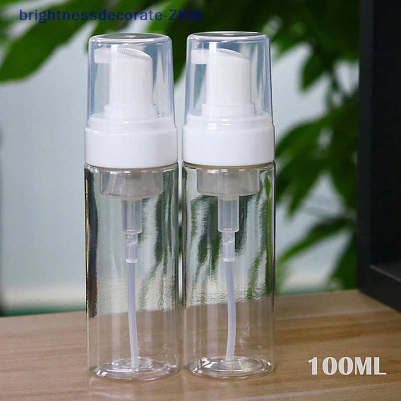 [brightnessdecorate ] 100/150/200ml ขวดปั ๊ มโฟมล ้ างหน ้ าแบบพกพาขวดโฟมพลาสติกรีฟิลโลชั ่ นแชมพูเครื ่ องจ ่ าย [TH ]