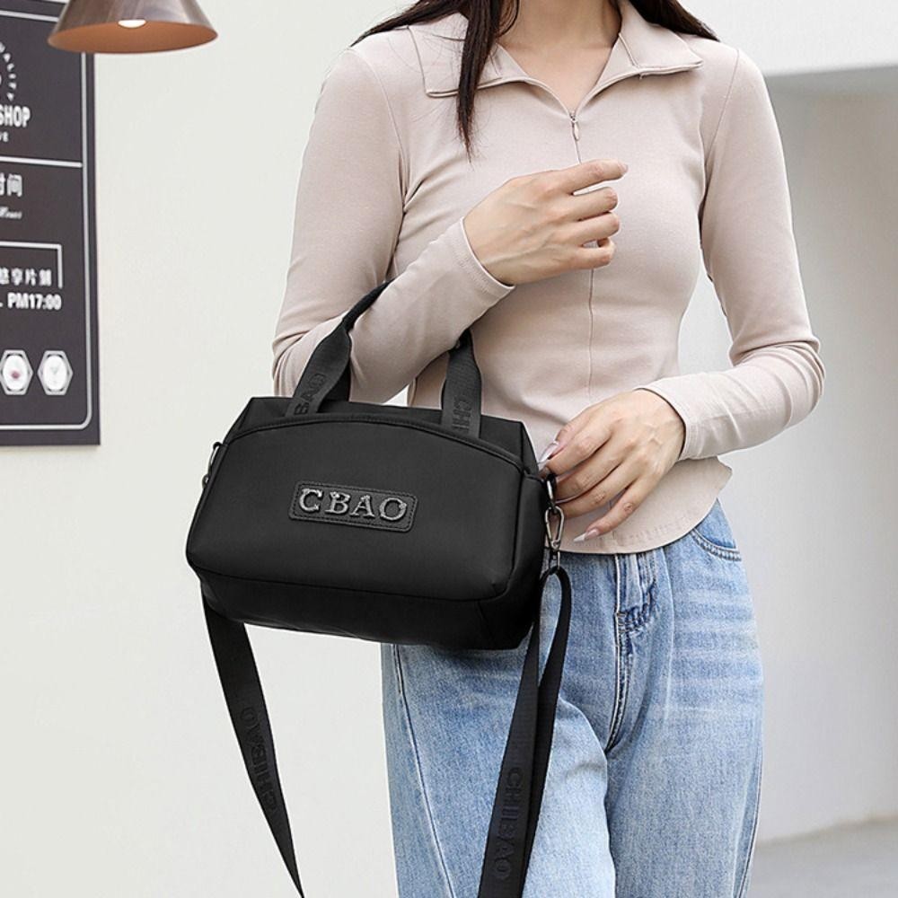 กระเป๋าสะพายข้างไนลอนกันน้ำ Autumn ความจุมาก เทรนดี้สำหรับวันหยุด - รูปที่ 6