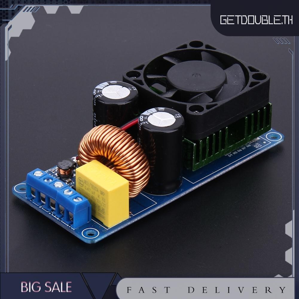 [Getdouble.th ] Irs2092s 500W Mono Channel Digital Amplifier Class D HIFI Power Amp Board