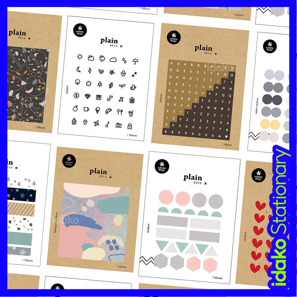 Idako Korea suatelier Dot Mark สติกเกอร ์ กันน ้ ํา PET คู ่ มือตกแต ่ ง ST1600