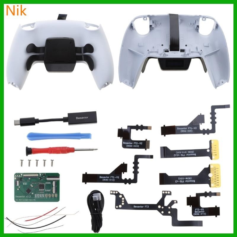 Niki For Besavior Playstation5 Controller Back Paddle Backplate Programable Remap Kit