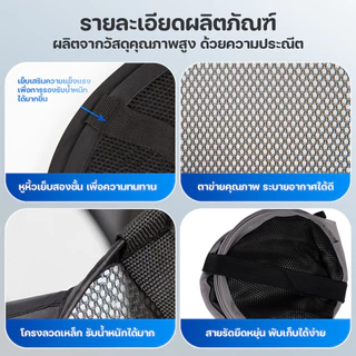 ตะกร้าตาข่ายใส่ของพับได้ ตะกร้าใส่ผ้าพับได้ แข็งแรง กลวง ป้องกันความชื้น และระบายอากาศ