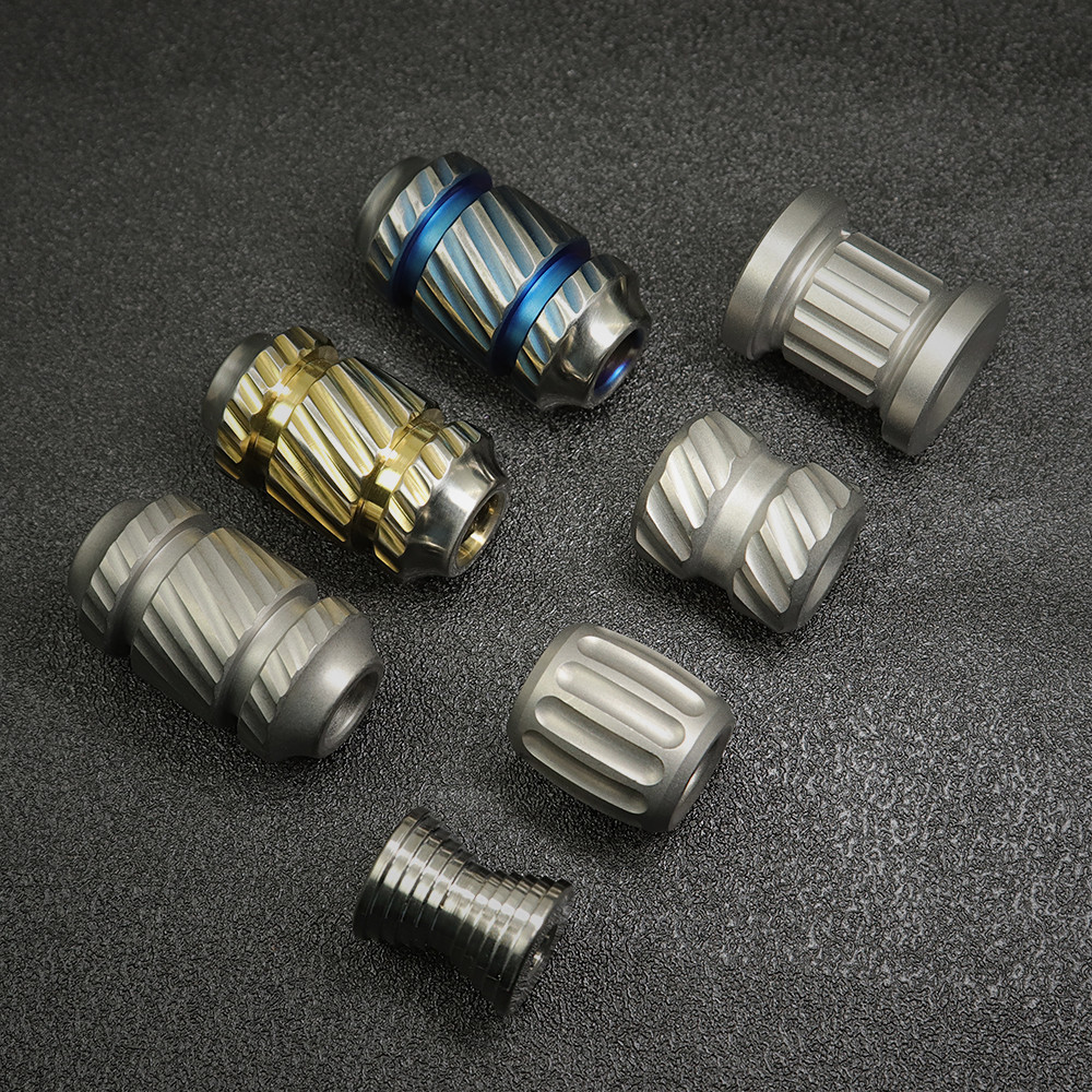 Cnec ไทเทเนียมอัลลอยด ์ Candy Paracord ลูกปัดจี ้ พวงกุญแจจี ้