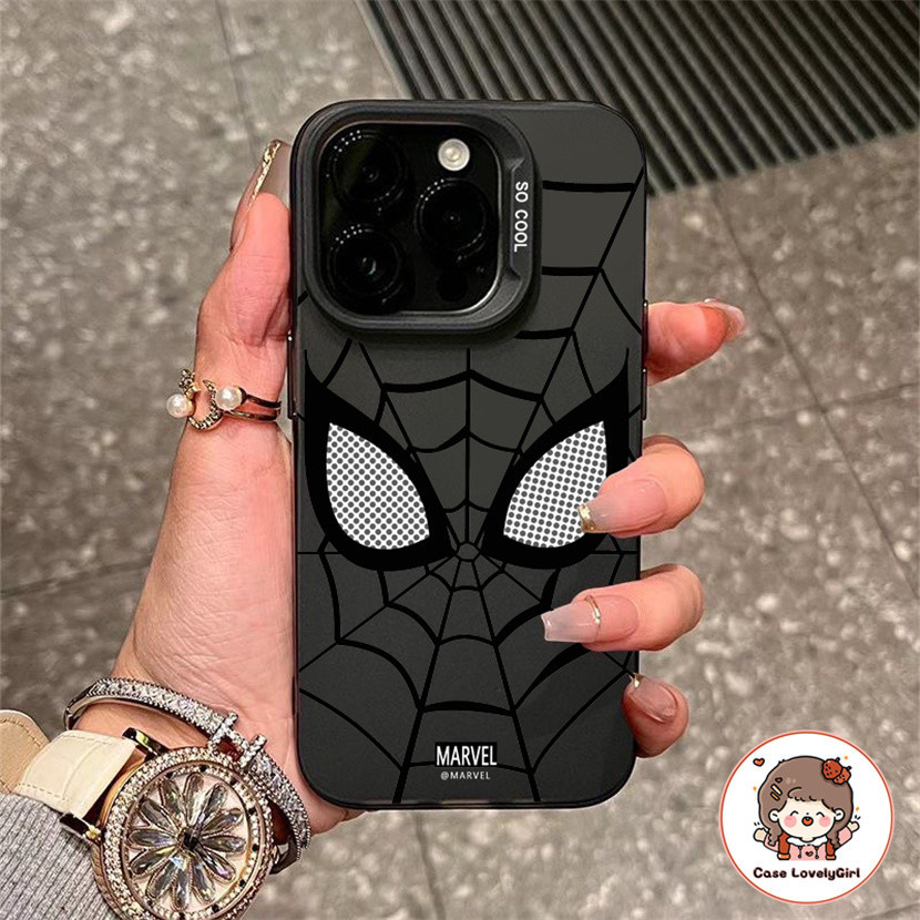 ส่งจากไทย เจ๋ง สไปเดอร์แมน เคส IPhone 16 15 11 13 14 Apple16Pro Max XR พสัส13 12 Pro 7 8 Plus SE X Xs Max Hard Case
