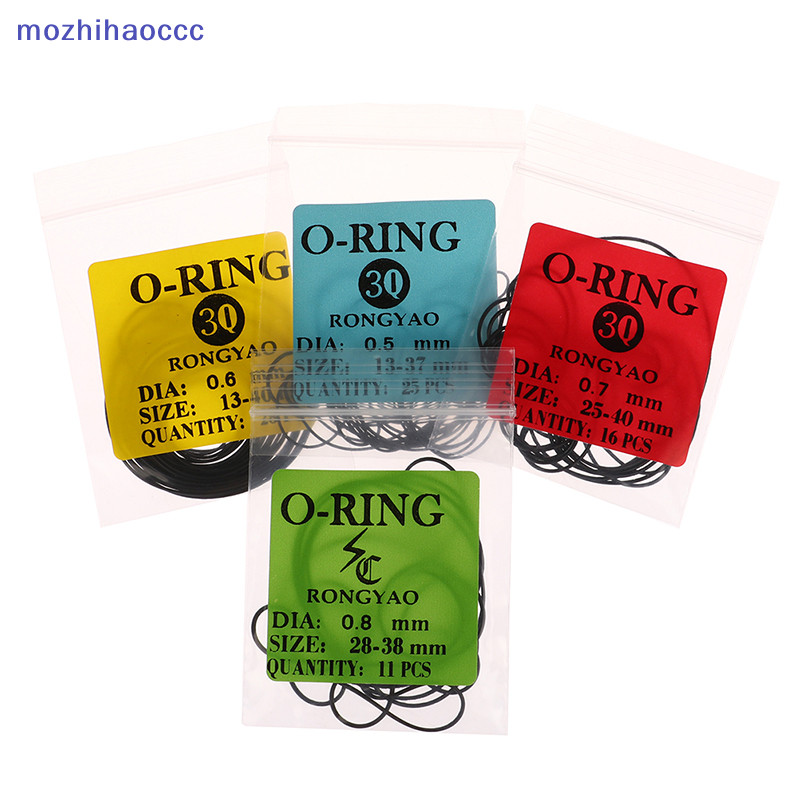 [mozh ] 1pack 0.5/.6/0.7/0.8MM นาฬิกา O-Ring นาฬิกายางกันน ้ ําปะเก ็ นฝาหลัง [TH ]