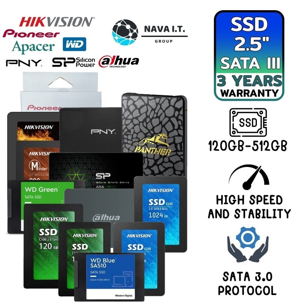 ⚡️กรุงเทพฯด่วน1ชั่วโมง⚡️ SSD PIONEER 120GB 128GB 240GB 256GB 480GB 512GB 1TB APS-SL3N รับประกัน 3 ปี