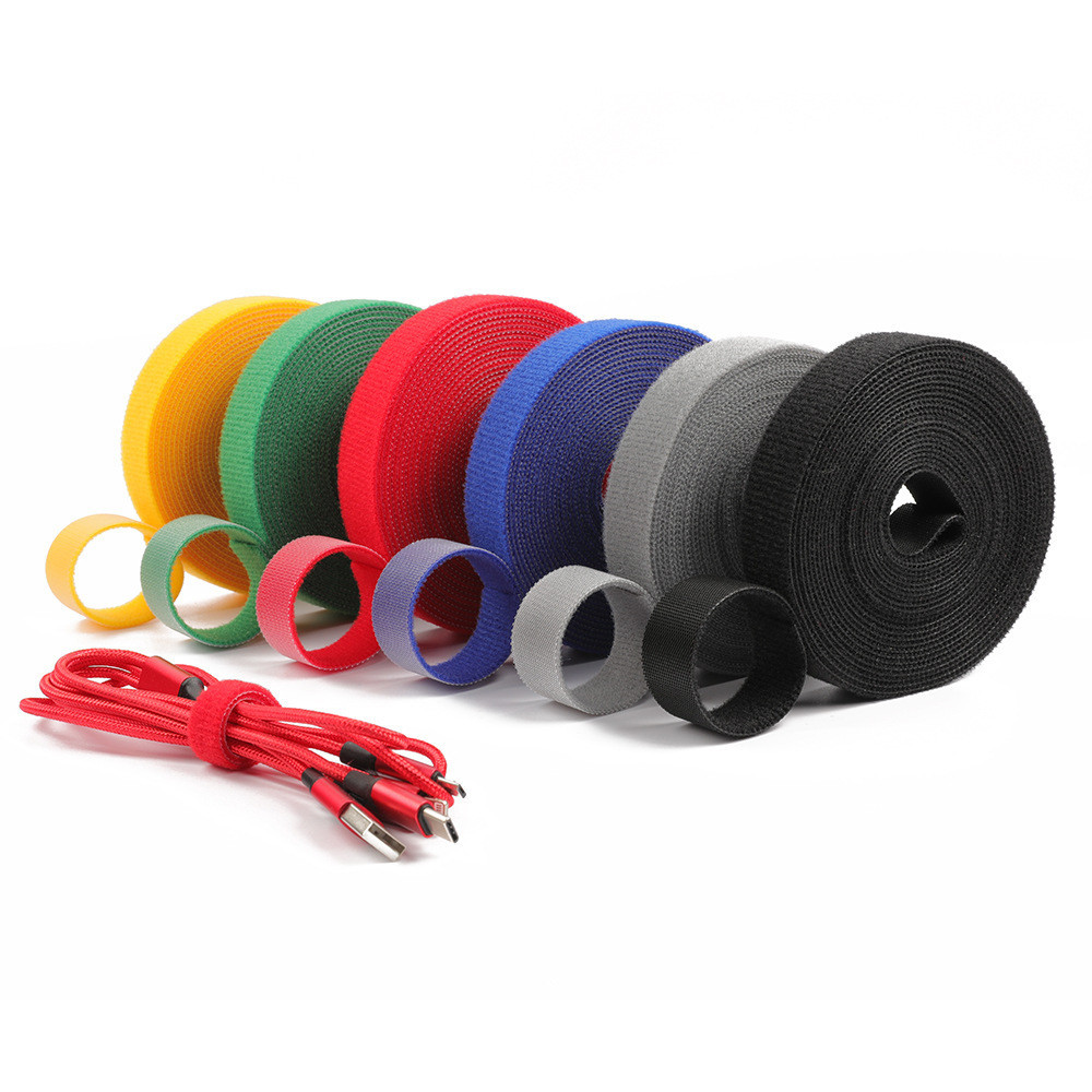 สายรัดห ่ อ Velcro ที ่ เก ็ บสายไฟ