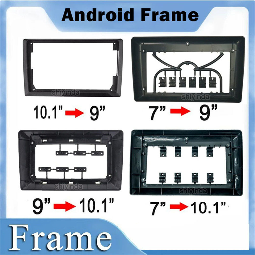 2 Din Universal android รถวิทยุ Fascia กรอบ 2 Din รถวิทยุ Fascia กรอบ Dash ชุดติดตั ้ งกรอบ