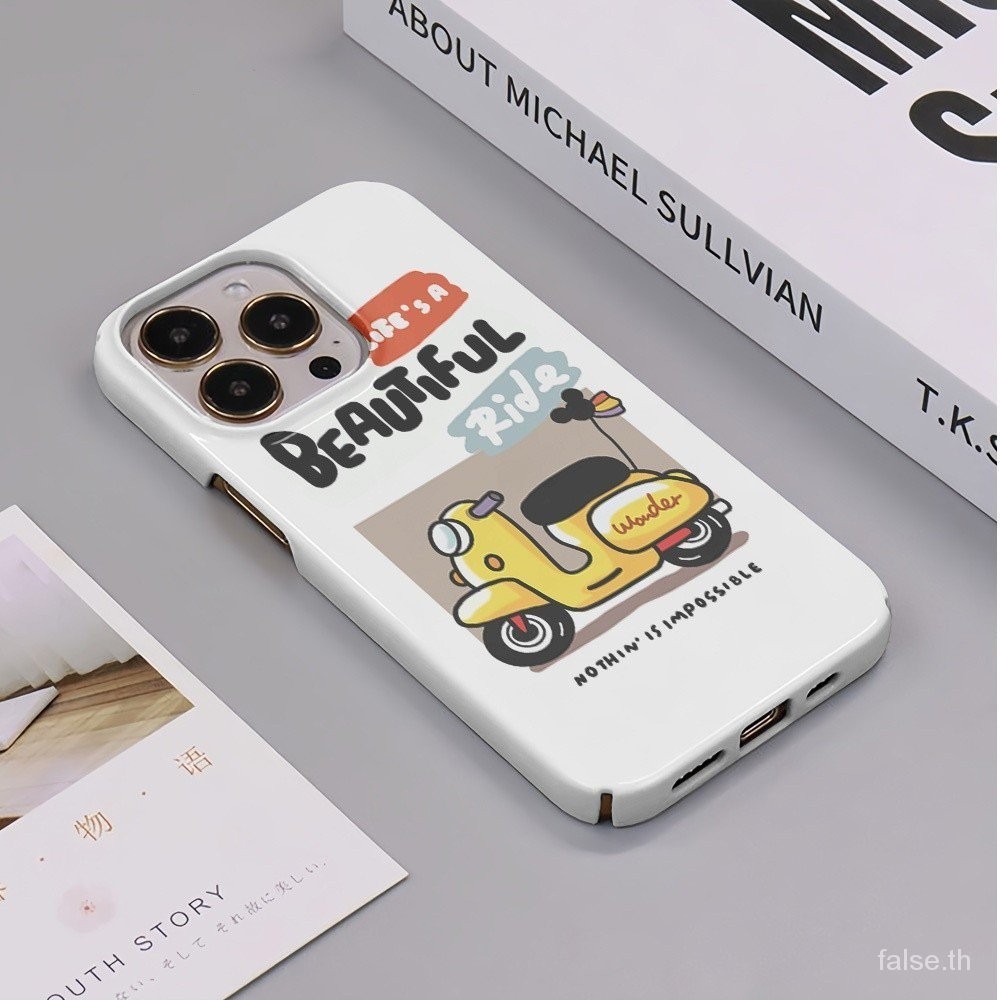 การ์ตูนไฟฟ้าขนาดเล็กรูปแบบป้องกันกรณีเหมาะสําหรับ iPhone 13Pro 12 15 14ProMax 13 13ProMax 8Plus 15ProMax 14Plus 12Pro Matte เคสโทรศัพท์ 15Plus ซิลิโคนกันกระแทก Hard Case 14 11Pro Anti-Drop 7/8Plus WPCB