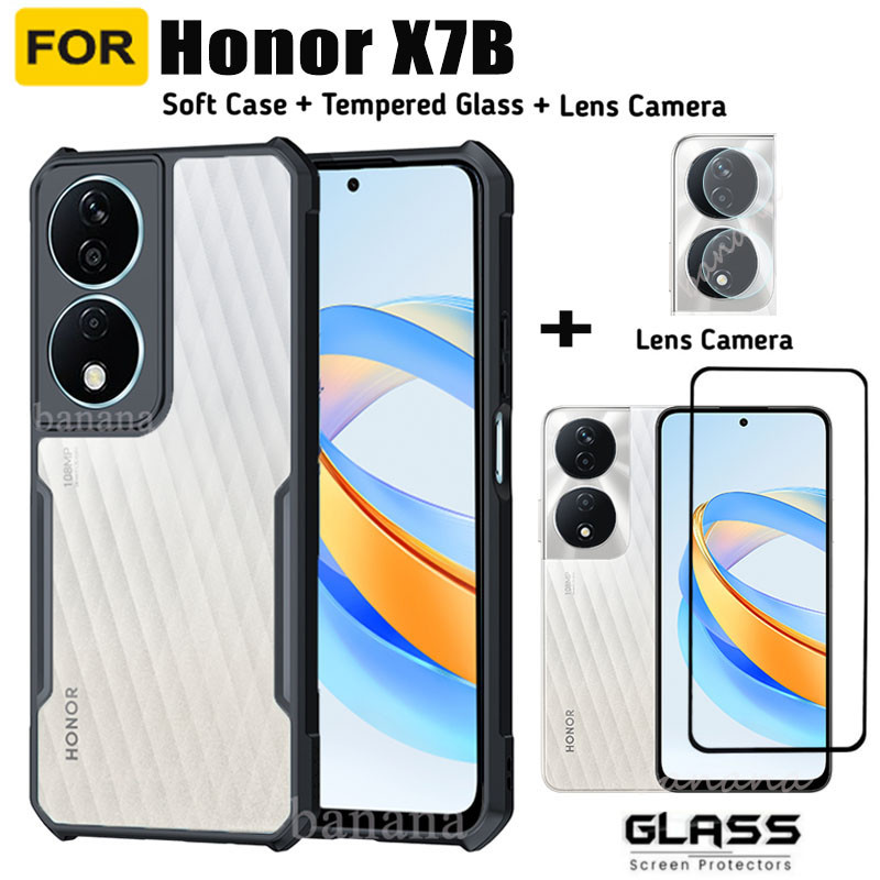 Honor X7B X 7B X7 B 5G เคสโทรศัพท ์ กันกระแทกสําหรับ Honor X8B X8A X7APrivacy กระจกนิรภัยป ้ องกันหน