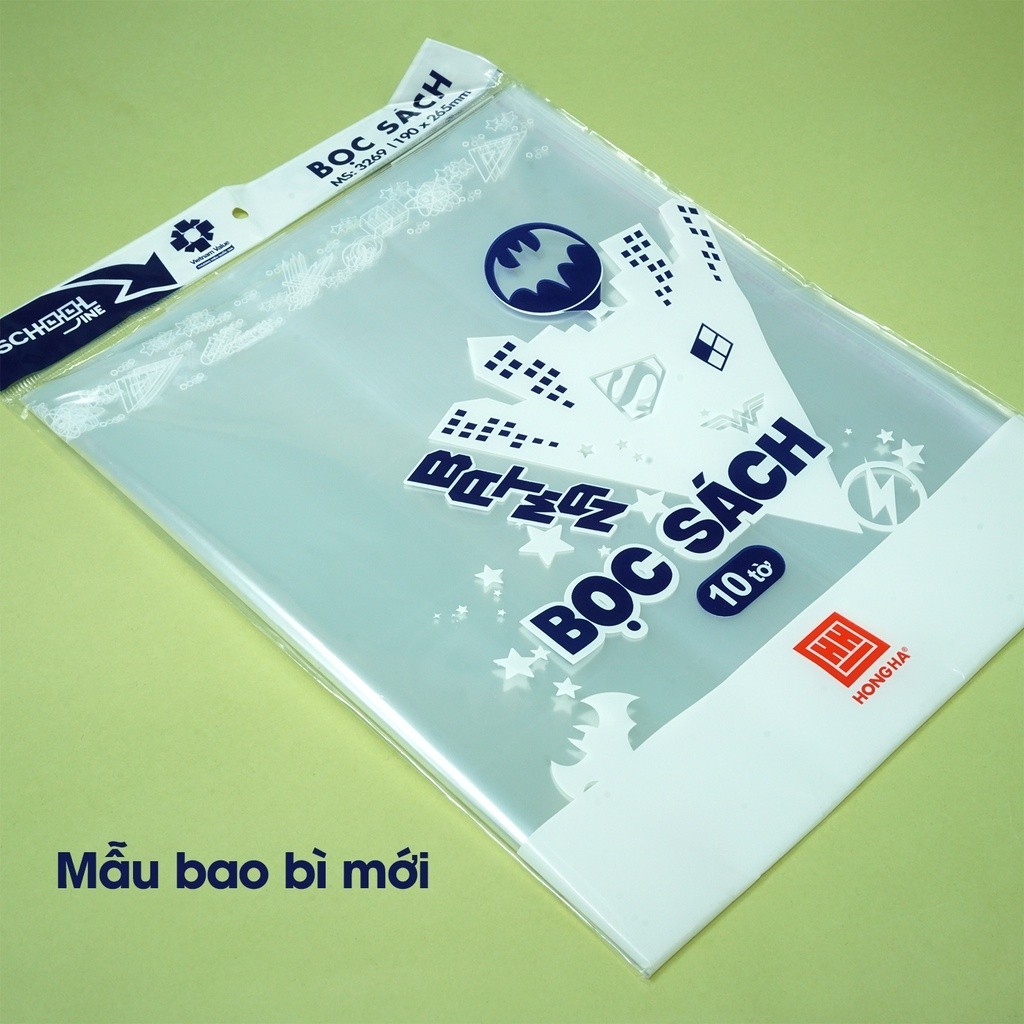 ปกหนังสือไนลอน Hong Ha (190x265mm) 3269 เล่ม 10 - เหมาะสําหรับหนังสือภาษาอังกฤษที่เปลี่ยนรูปใหม่