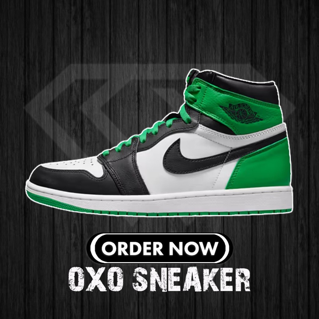 纯原 Air A/J 1 สีเขียวนําโชคสูง A/J 1 DZ5485-031