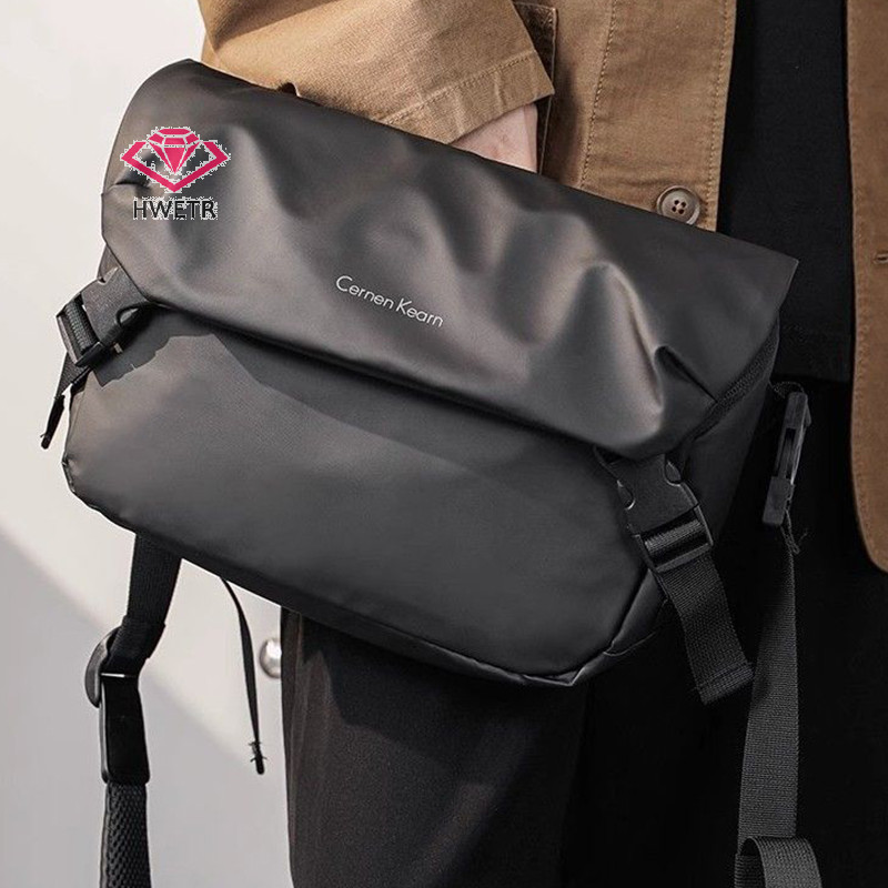Hwetr Unisex Casual Sling Bag Messenger Bag ความจุขนาดใหญ่ Man Crossbody Bag กระเป๋าสะพายกระเป๋าหน้าอกใหม่