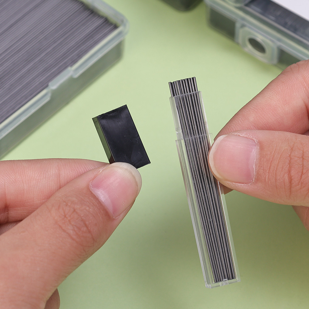 1000 ชิ้น Erasable เครื่องเขียนนักเรียนเปลี่ยนได้ 2B ไส้ดินสออัตโนมัติ - เครื่องมือเขียนตะกั่วดินสอกดสีดําละเอียดพิเศษ