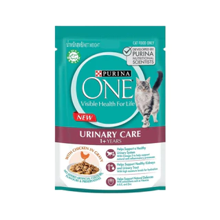 Purina ONE อาหารเปียกแมว เพียวริน่าวัน เกรดพรีเมี่ยม ในน้ำเกรวี่ ขนาด 70 กรัม