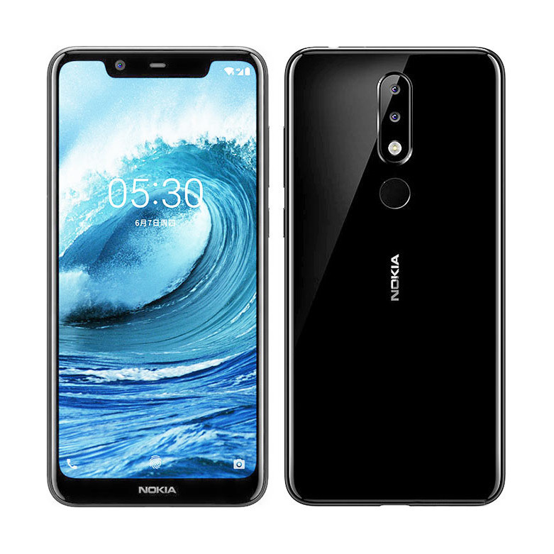 สมาร์ทโฟน Nokia X5/ Nokia 5.1 Plus นิ้ว 5.86 13MP Mediatek MT6771 Helio P60 ลายนิ้วมือ Android