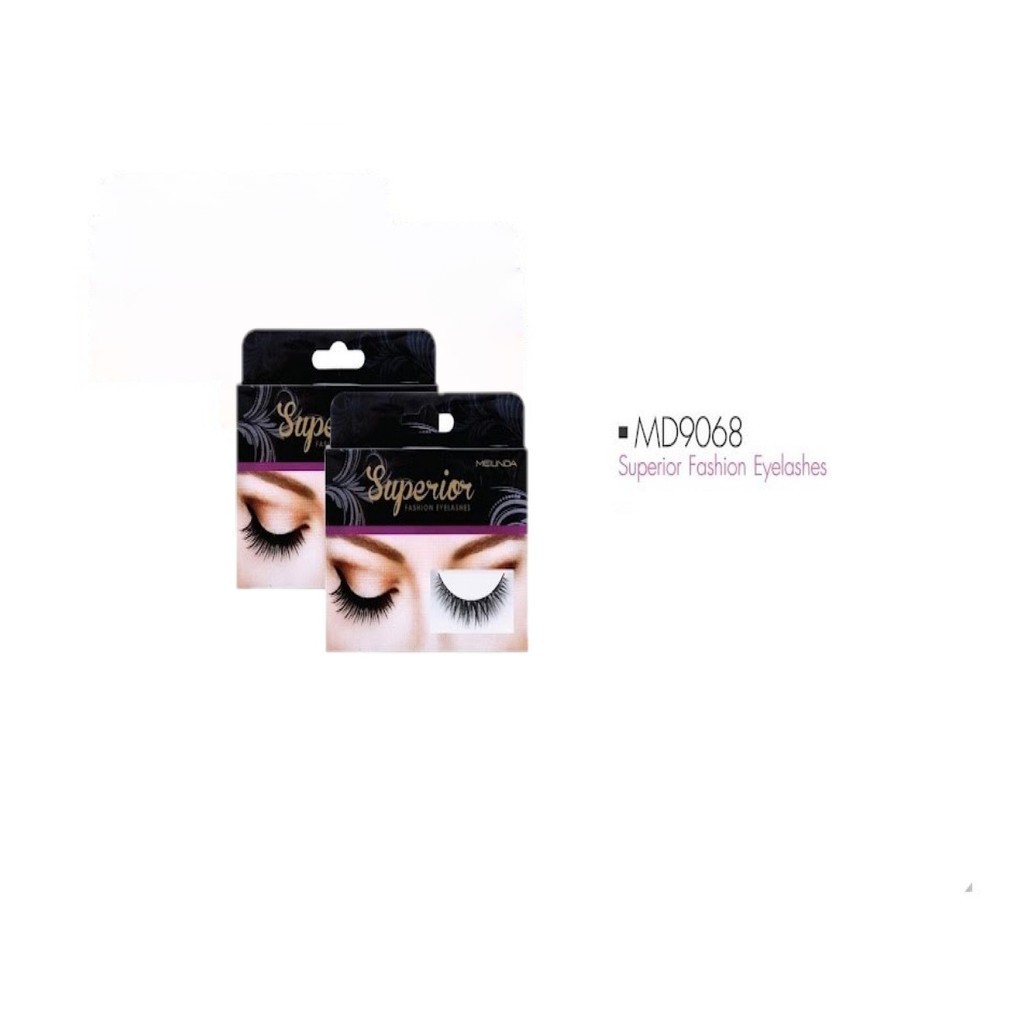 MEILINDA SUPERIOR FASHION EYELASHES (MD9068) เมลินดา ขนตาปลอม x 1 ชิ้น abcmall