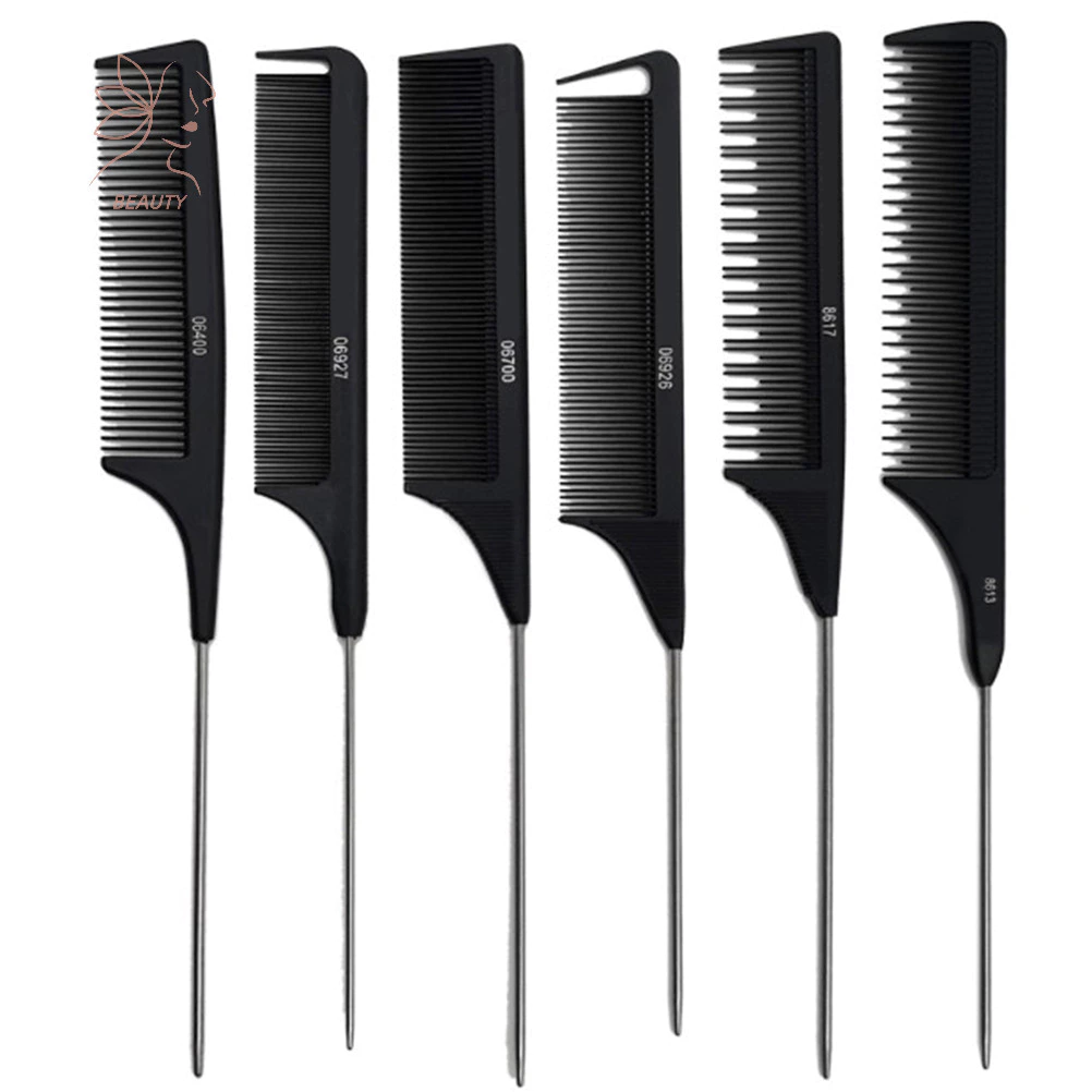 [maybeauty] หวีหางผม Salon Cut Comb จัดแต่งทรงผมสแตนเลส Spiked {TH}