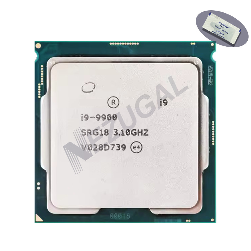 I9-9900 I9 9900 SRG18 3.10 สูงสุด 5.00 Ghz แปด Core 16M 65W LGA1151 โปรเซสเซอร์ CPU
