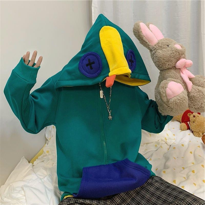 Brawl Stars Leon Baggy Coat เสื้อฮู้ดกบเกาหลี เสื้อฮู้ดแฟชั่นสําหรับผู้ใหญ่