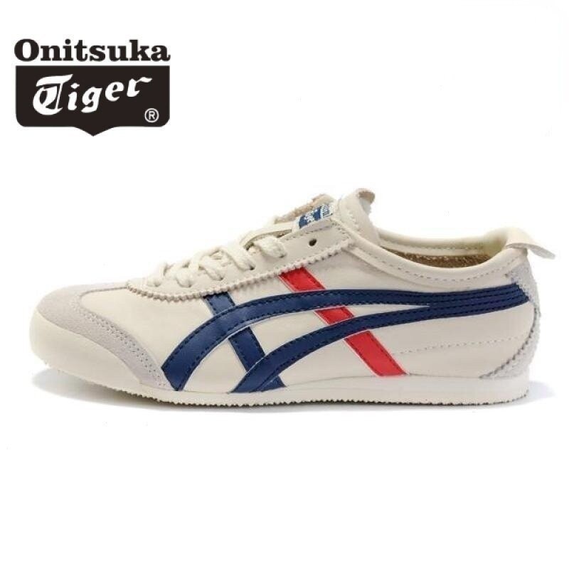 Onitsuka Tiger n42b ascis onitsuka México 66 onitsuka Tiger รองเท้าสําหรับผู้หญิงเดิมขาย 66 หนัง Uni