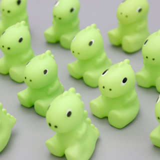 สีเขียวไดโนเสาร์น้อยกดของเล่นขนาดเล็กหยิกสนุกมอนสเตอร์น้อยบี…