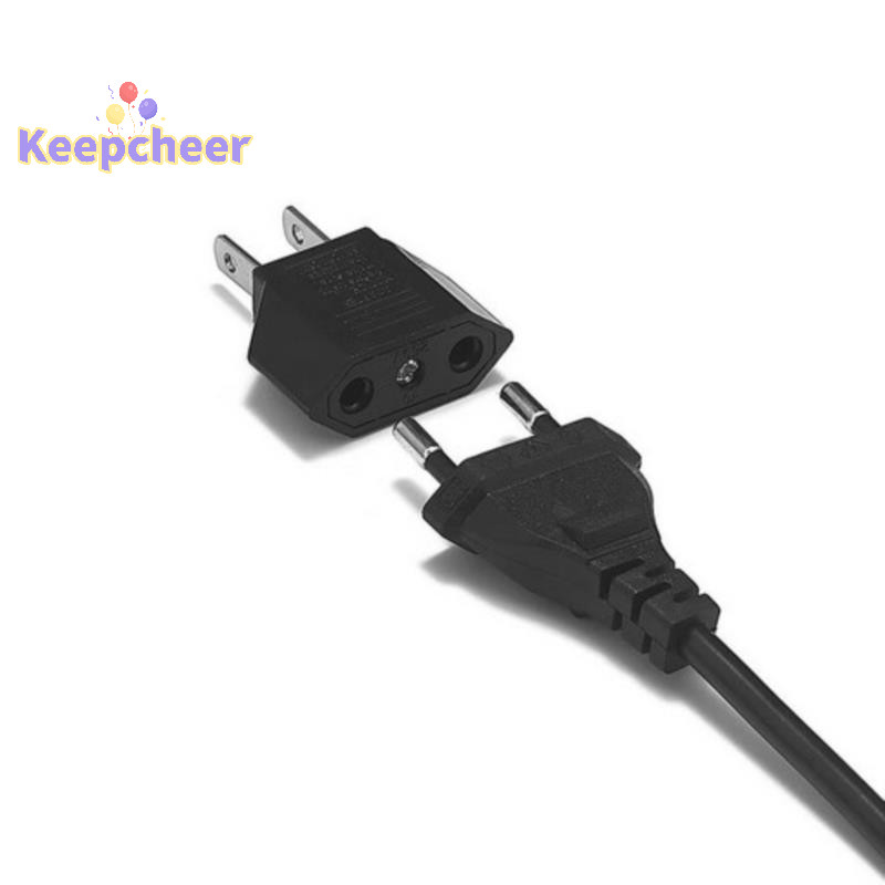 [Keepcheer] Eu Euro Euro Euro Euro Europe to US USA Power Jack Wall Plug Converter Travel Adapter Ad
