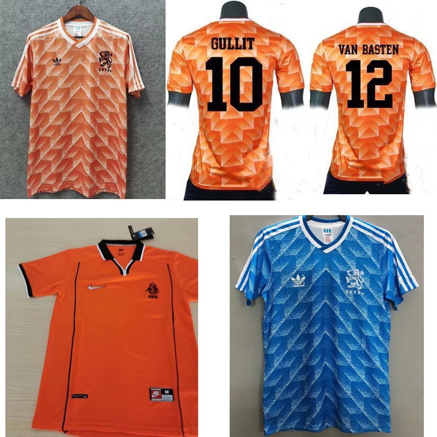 1988 เสื้อฟุตบอลเนเธอร์แลนด์ย้อนยุค Gulitefan Basten