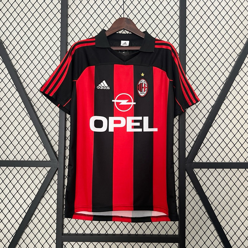 Retro Jersey 00-01 AC Milan Home Sports Football Uniform