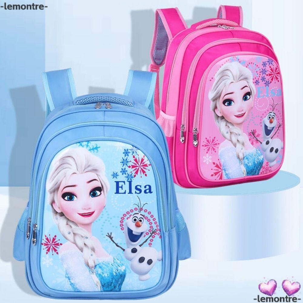 Lemontre กระเป๋านักเรียน ลาย Frozen Elsa สําหรับเด็กผู้ชาย ผู้หญิง
