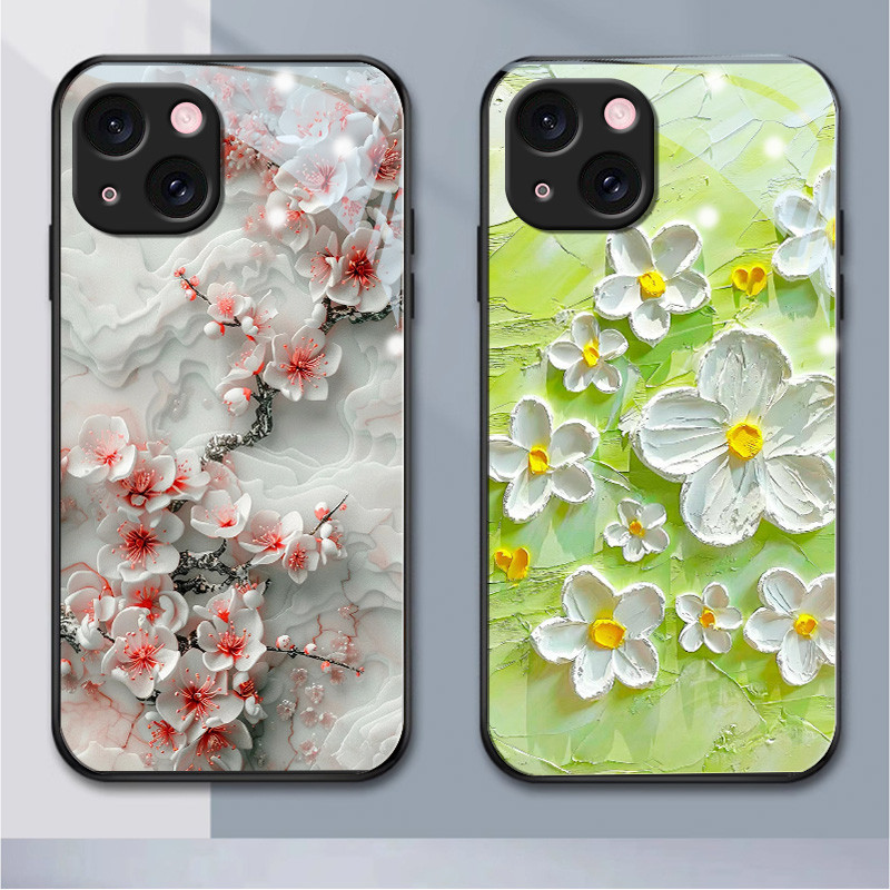 หรูหรา iPhone glasscase iPhone 15 15plus 15pro 11 11pro 11promax 12 12mini 12pro 12promax 13 13mini 13pro 13promax 14plus promax x xr 6 7 8 6plus 7 8plus (HB1-1644)