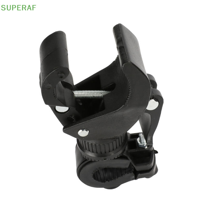 Superaf 360 องศา Rotag จักรยานแฮนด์จักรยาน LED ไฟฉาย Mount Clip Holder HOT