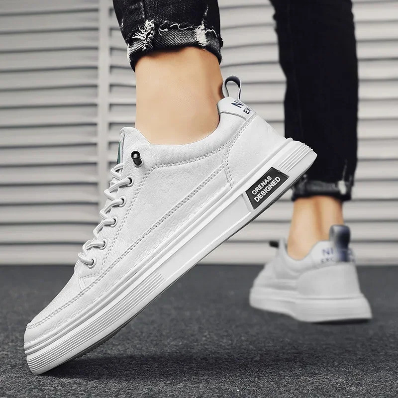 2024 Mens Casual รองเท้ากลางแจ้งขับรถเทนนิส Luxury Running รองเท้าผ้าใบแพลตฟอร์มหนัง Chefs Loafers แฟชั่นฤดูร้อนรองเท้าผ้าใบ