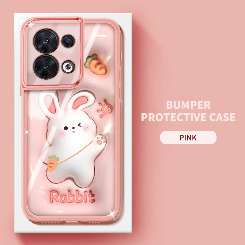 Ybd เคสโทรศัพท์สําหรับ Vivo Y28 4G เลนส์ฟิล์ม Soft TPU Carmera ป้องกันลายการ์ตูนน่ารัก