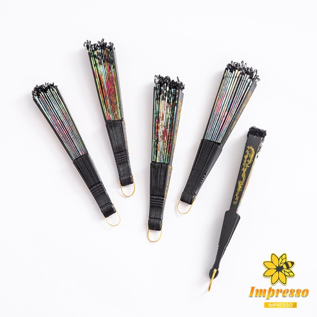 พัดจีนพัดสไตล์วินเทจ พัดแต่งขอบลูกไม้สีดำ Lace fan (ส่งจากไทย) (เก็บเงินปลายทางได้) ราคา ถูกที่สุด ดีลบีเคเค แกลเลอรีภาพที่ 3