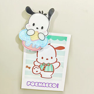 SANRIO การ์ตูนน่ารัก ซานริโอ สติกเกอร์ คุโรมิ ทํานอง แม่เหล็กติดตู้เย็นตู้เย็นตกแต่งแม่เหล็กน่ารักตู้เย็นแม่เหล็ก