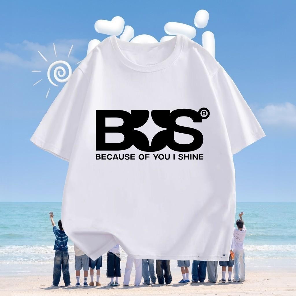 [TOYOO]บอยแบนด์ไทย BUS-Because of you i shine เสื้อยืดลายปริมณฑล รุ่น S-XL เสื้อยืดผู้ชาย Unisexอ้วนบวกขนาด,แฟชั่นคลาสส