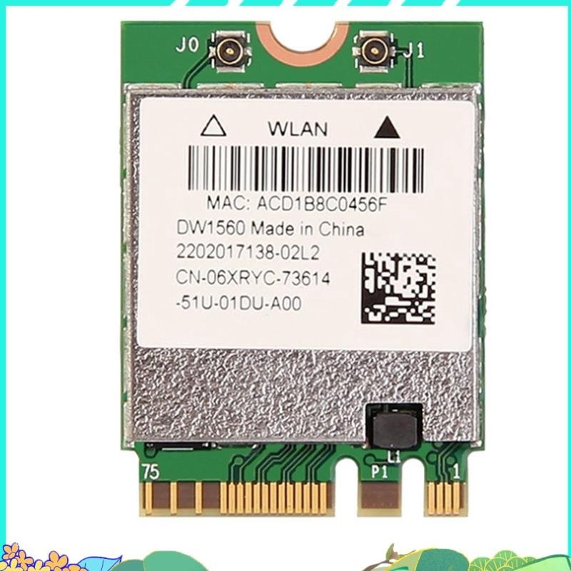 Bcm94352z DW1560 M.2 อะแดปเตอร์ Wifi การ์ดไร้สาย 1200Mbps 802.11Ac 2.4 Ghz/5G บลูทูธ 4.0 NGFF การ์ดส