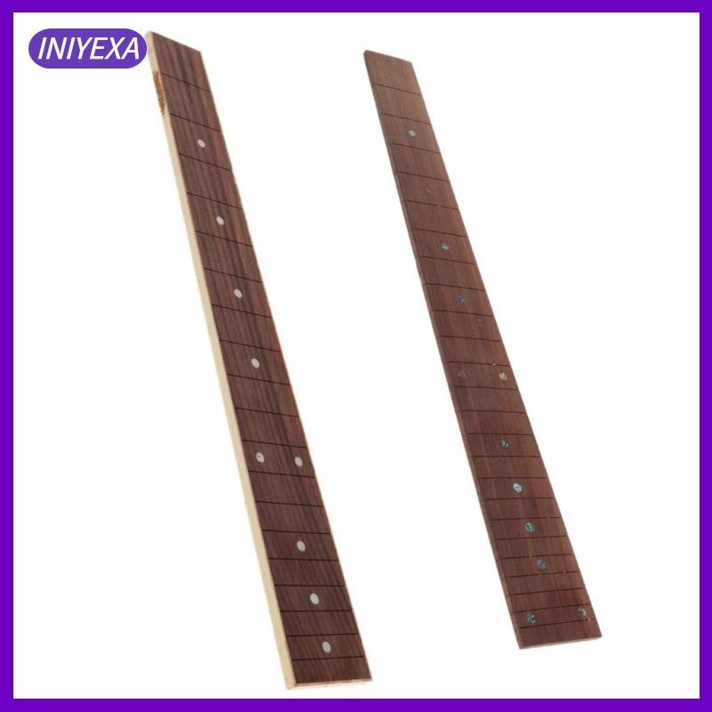 [Iniyexa] 19/24 Fret Rosewood Fret Board Fingerboard สําหรับกีตาร์คอ Luthier วัสดุ