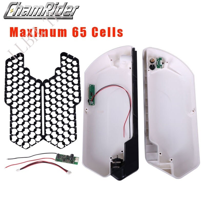 36v48v Tiger Shark Lithium Battery Box Electric Vehicle Lithium Battery Plastic Shell E Bike Battery