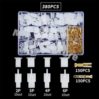 200/380pcs 2.8mm 2/3/4/6 pin ยานยนต์ขั้วสายไฟฟ้ารถจักรยานยนต์ปลั๊กชุดเชื่อมต่อสายไฟ